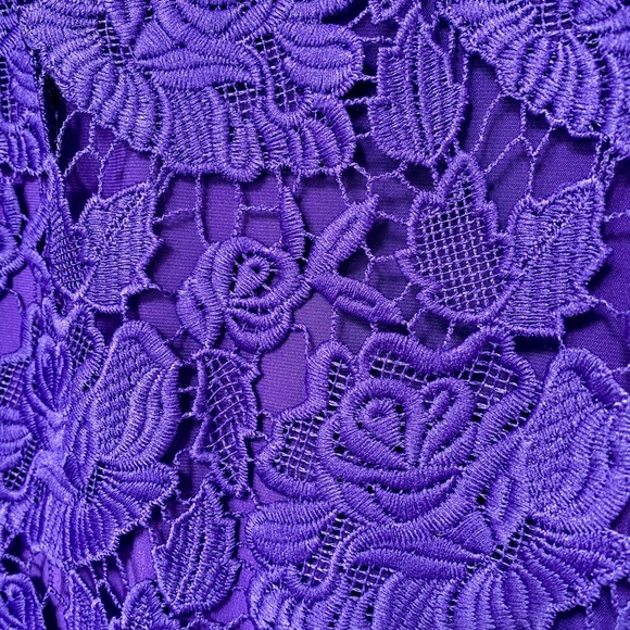 Purple Cocktail Dress - Picture 5 of 7